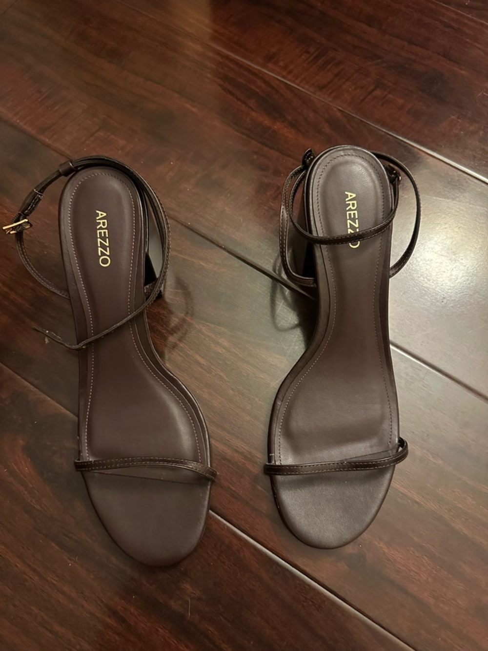 Arezzo Brown Leather Sandals